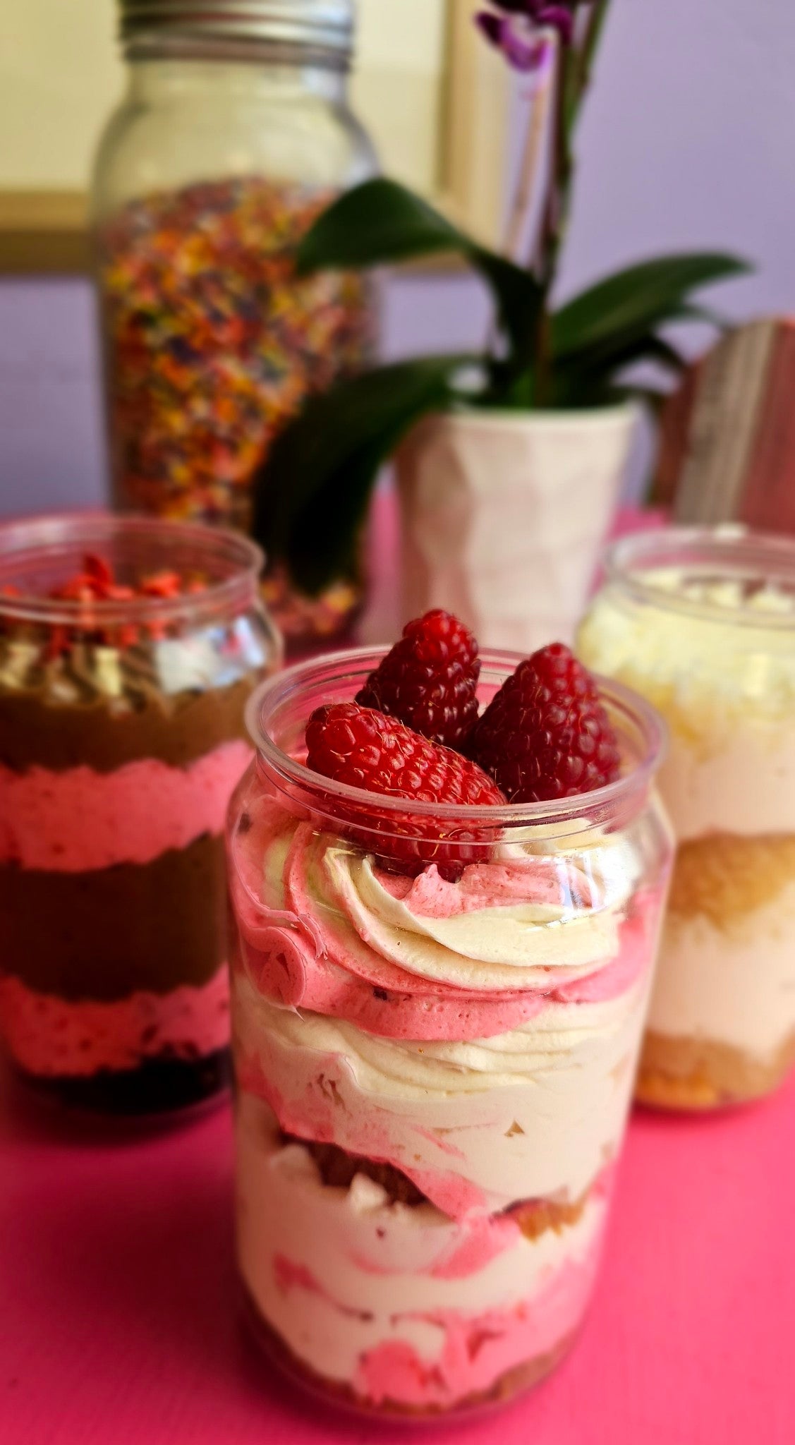 Cupcake jar 4 pack